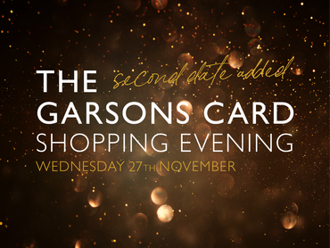 Garsons Card Members Shopping Evening