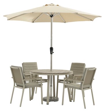 Zurich Mocha 4 Seat Dining Set - image 4